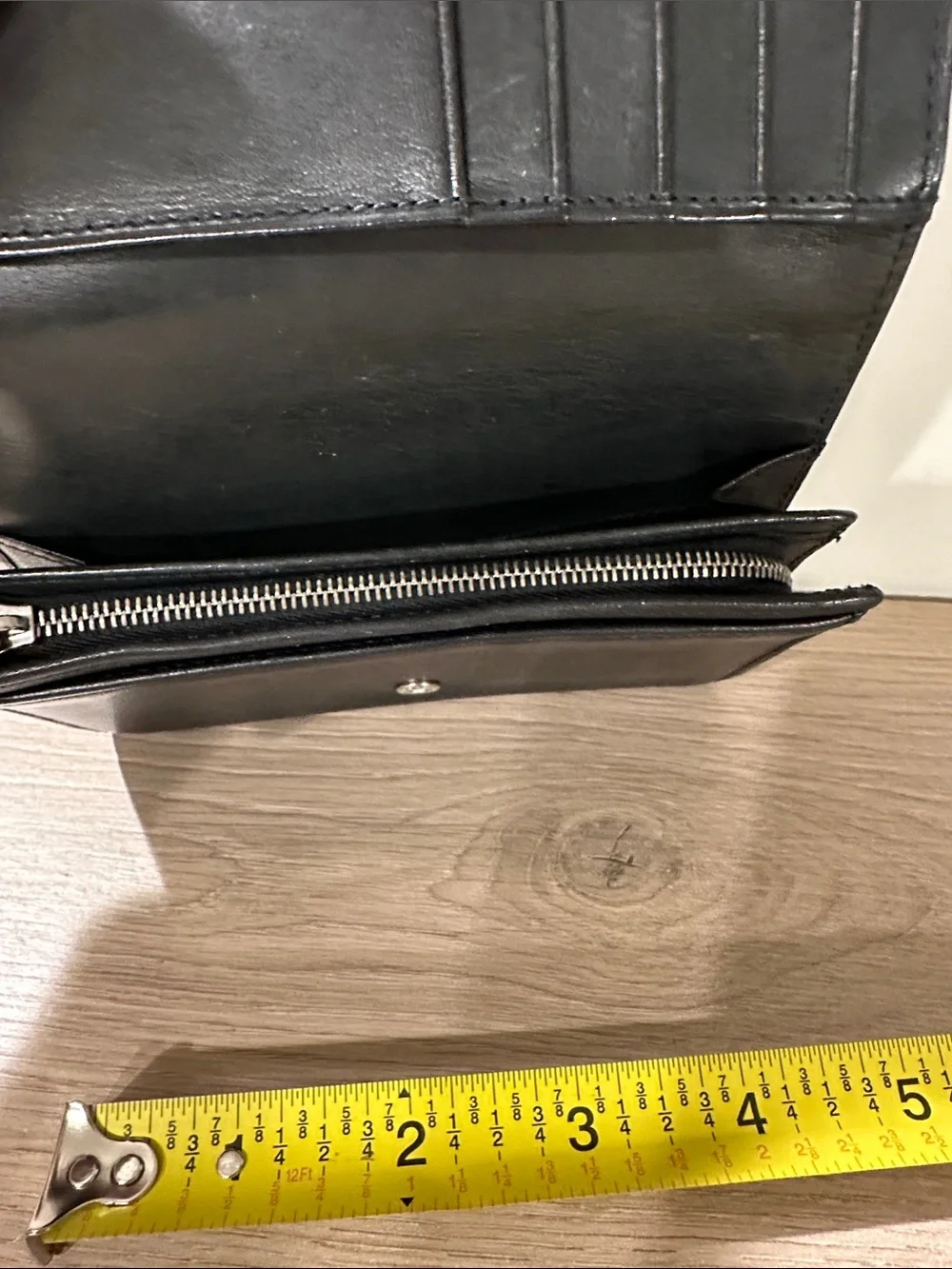 Coach Black Men’s Leather Zip Wallet
